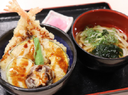 B.天丼うどんセット