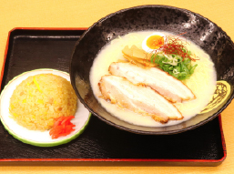 G.鶏白湯ラーメン・チャーハンセット