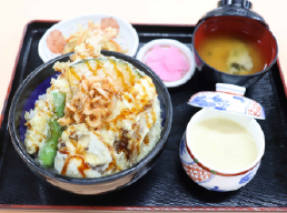 伊勢まだい・桜えび天丼