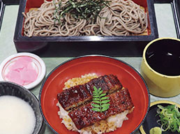 ミニうな丼ざるそばセット