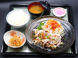 伊勢美稲豚 冷しゃぶ定食