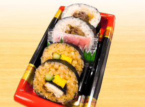 2種太巻(松阪牛、うなぎ)